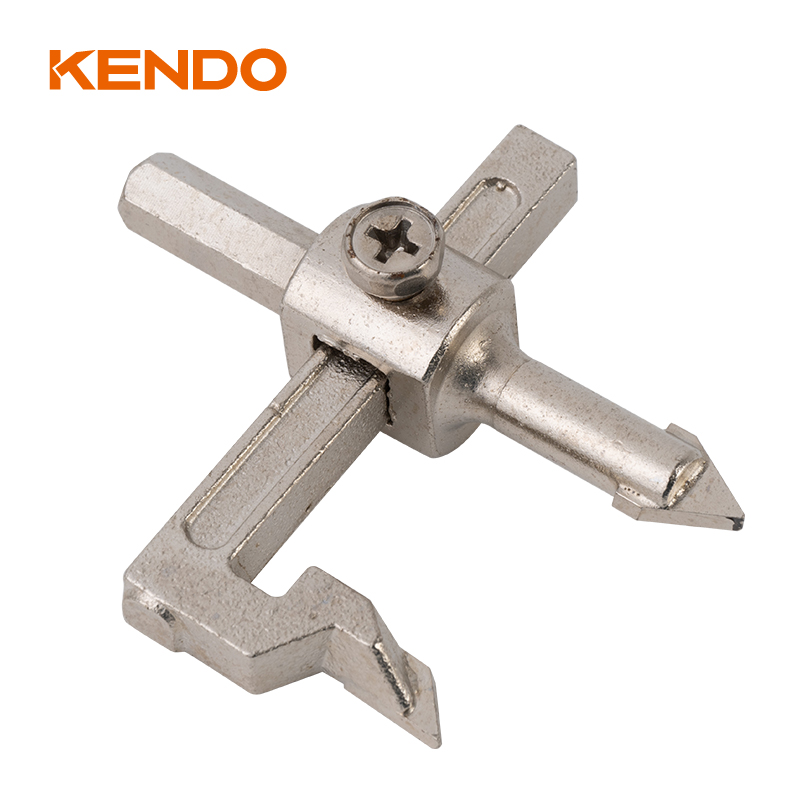 Foret de coupe-trou circulaire réglable