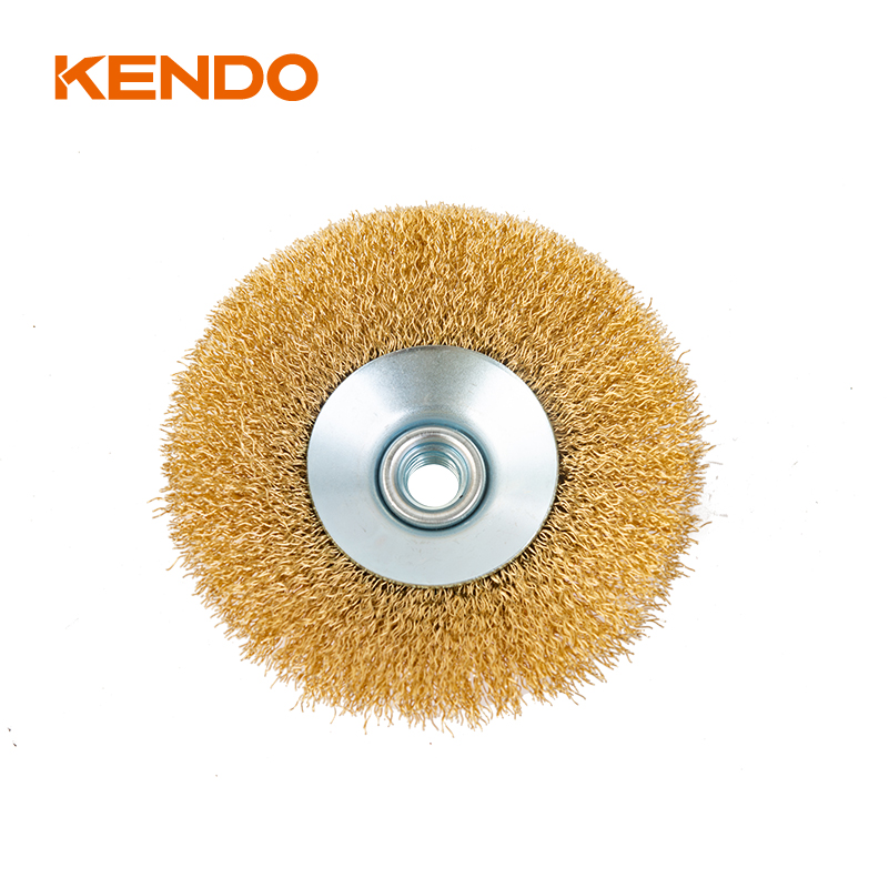 Brosse conduite, fil d'étroisement et cuivré