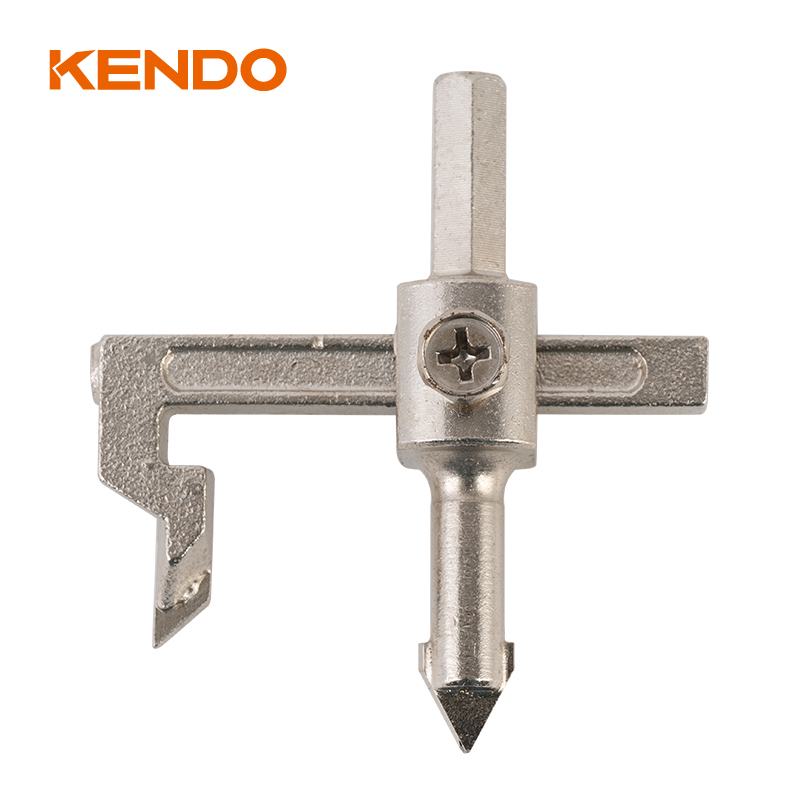 Foret de coupe-trou circulaire réglable