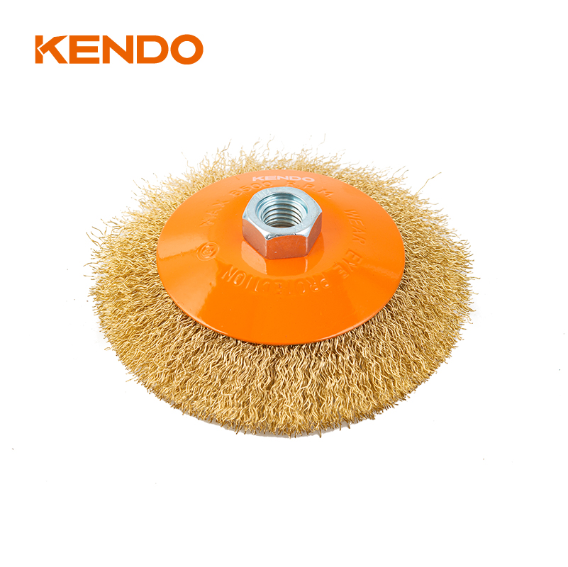 Brosse conduite, fil d'étroisement et cuivré
