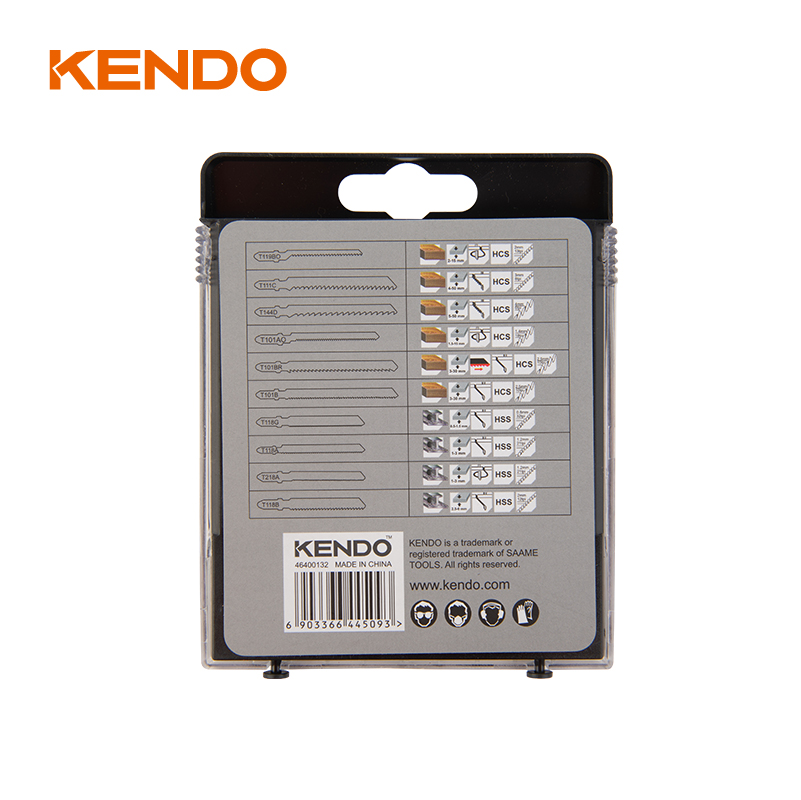 Jeu de 10 lames de scie sauteuse à tige en T