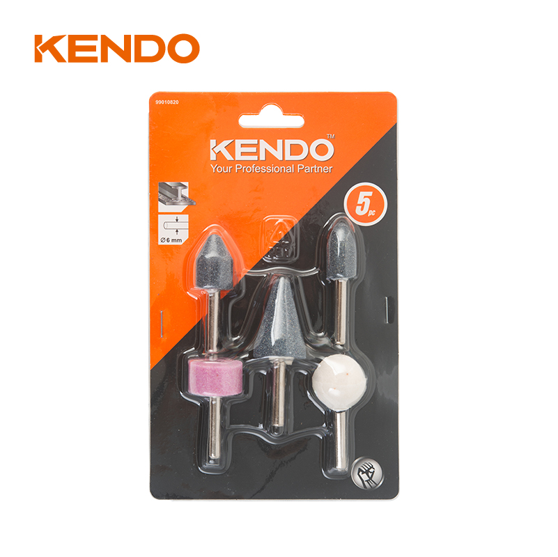 Ensemble de 5 pointes de meulage montées