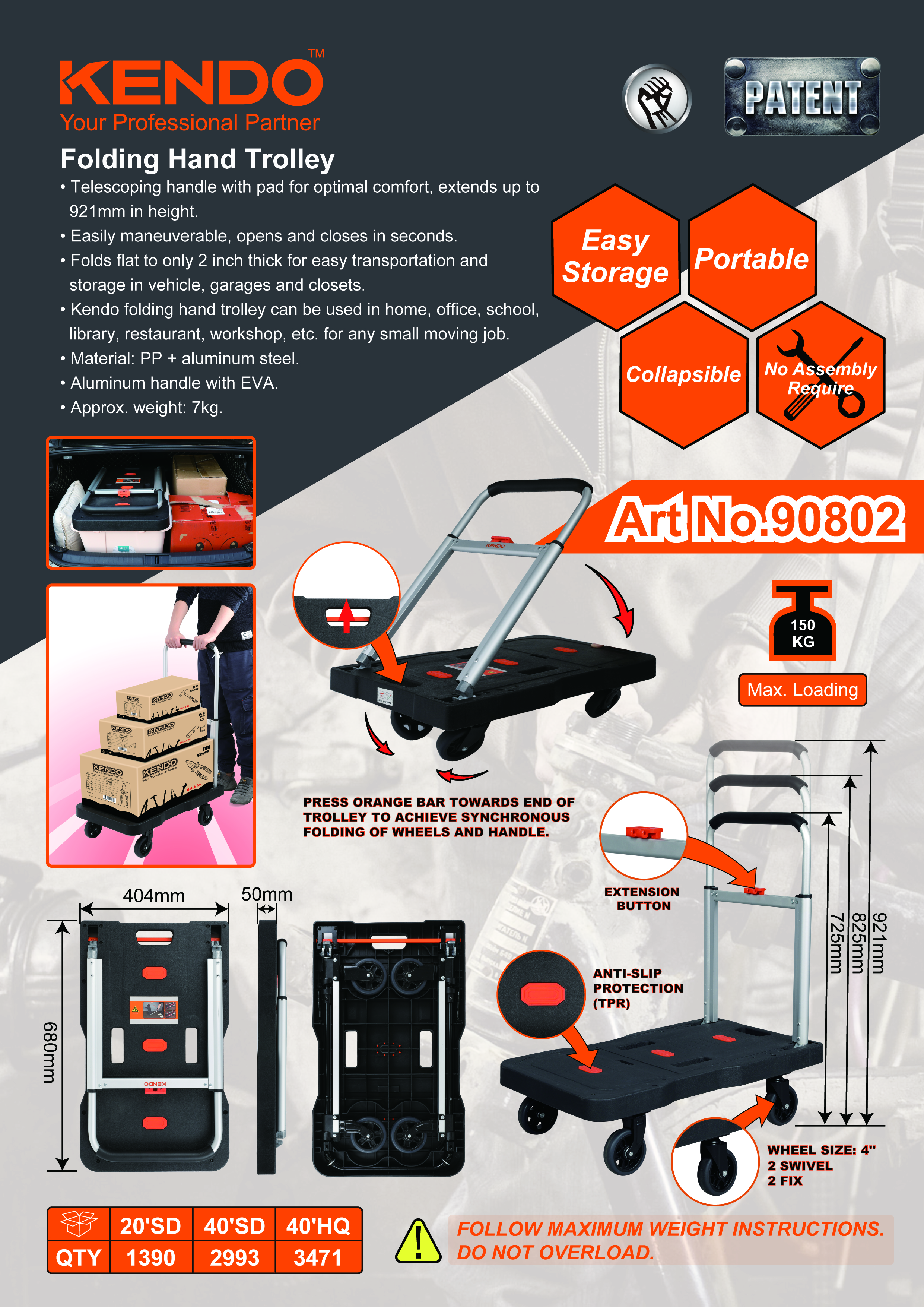 Pourquoi choisir le chariot à main pliant ?