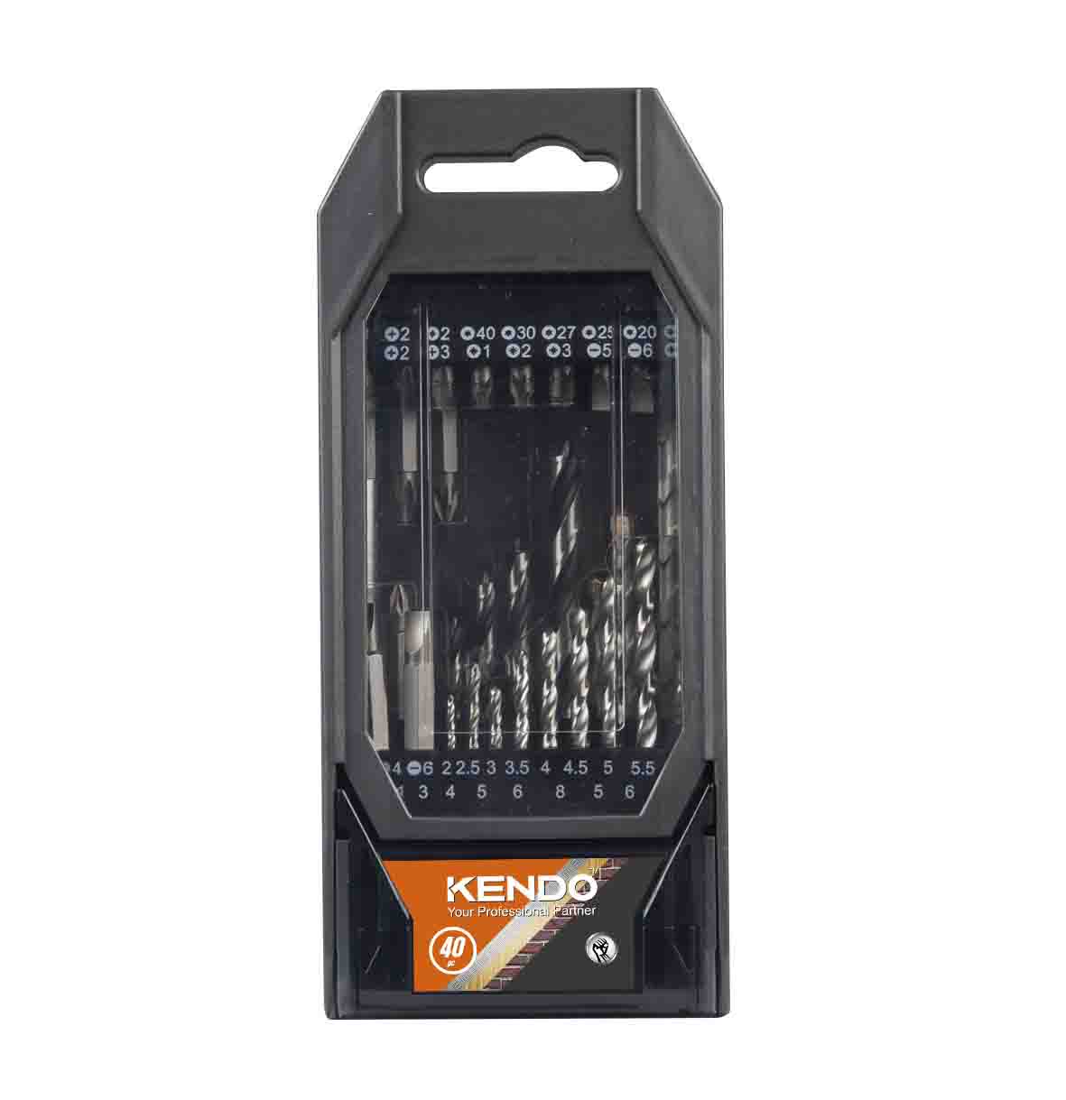 ensemble de forets et d'embouts combin&eacute;s 