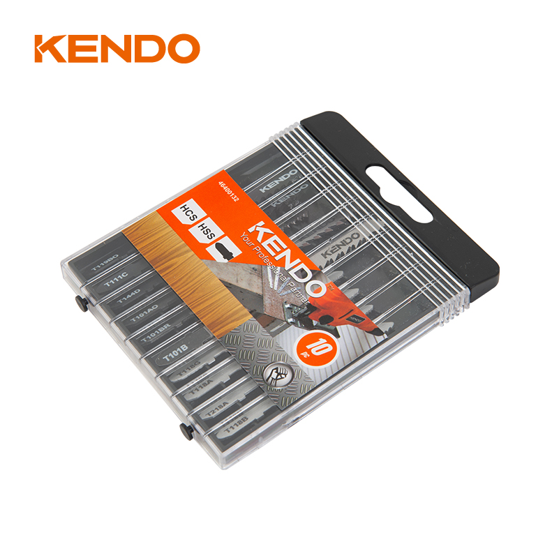 Jeu de 10 lames de scie sauteuse à tige en T