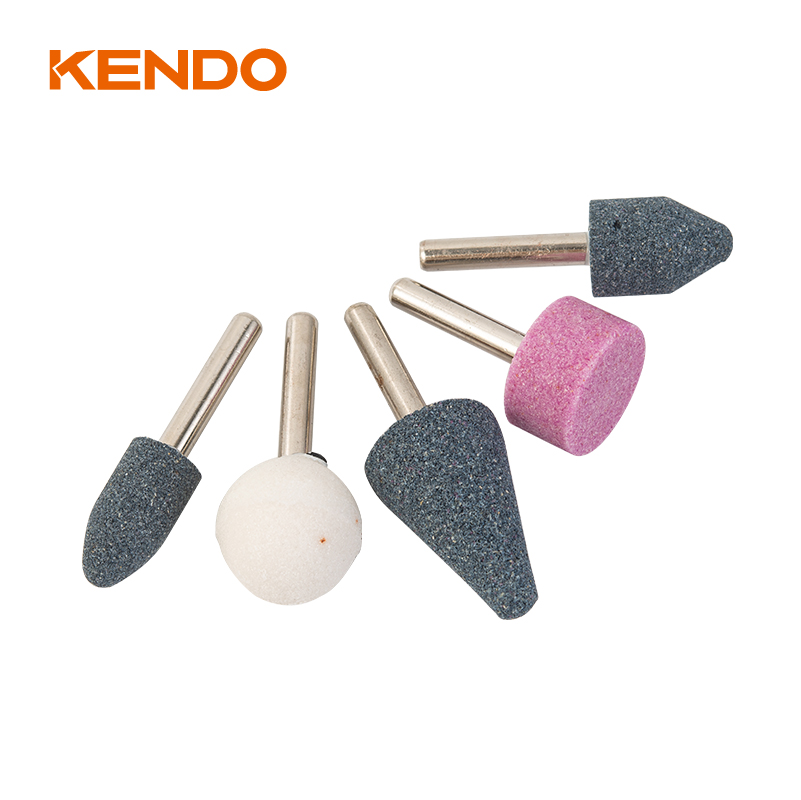 Ensemble de 5 pointes de meulage montées