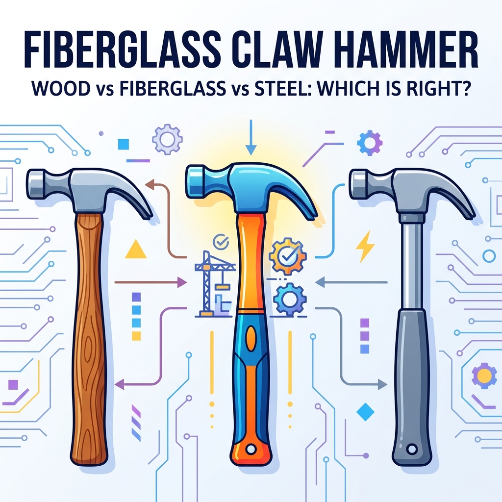 Manche en bois, en fibre de verre ou en acier : lequel convient le mieux au travail ?